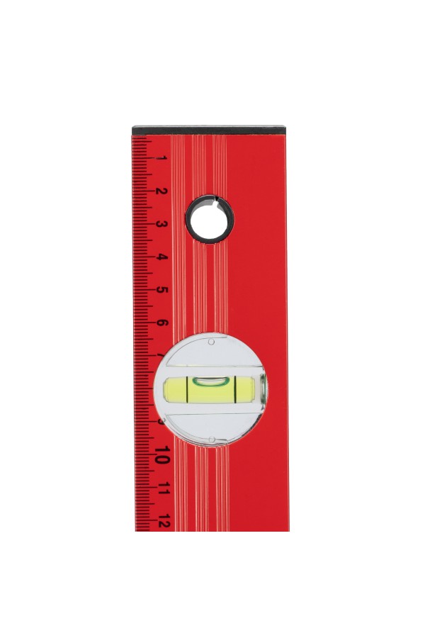 Уровень алюминиевый, 1500 мм, 3 глазка, красный, линейка Matrix