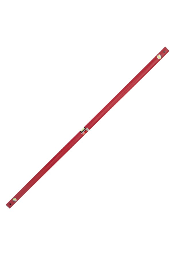 Уровень алюминиевый, 1800 мм, 3 глазка, красный, линейка MTX