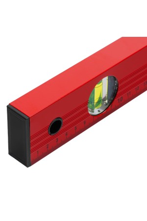 Уровень алюминиевый, 2000 мм, 3 глазка, красный, линейка Matrix