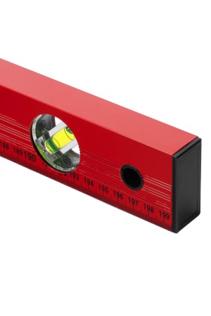 Уровень алюминиевый, 2000 мм, 3 глазка, красный, линейка Matrix