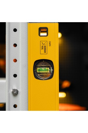 Уровень алюминиевый, магнит, фрезерованный, 3 глазка (1 зеркал.), 0,5 мм/м, 1000 мм Denzel