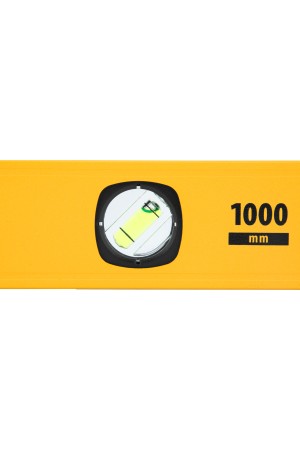 Уровень алюминиевый, магнит, фрезерованный, 3 глазка (1 зеркал.), 0,5 мм/м, 1000 мм Denzel