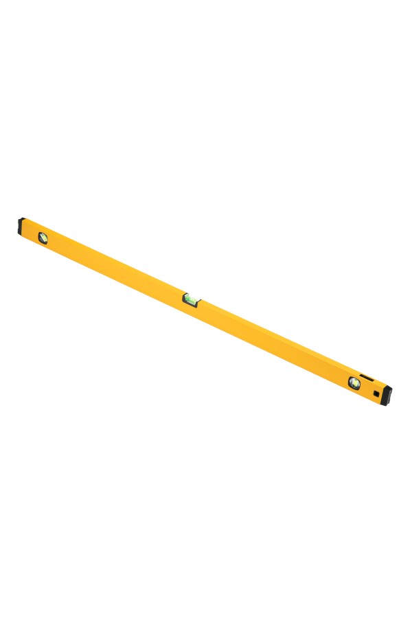 Уровень алюминиевый, магнит, фрезерованный, 3 глазка (1 зеркал.) 0,5 мм/м, 1200 мм Denzel