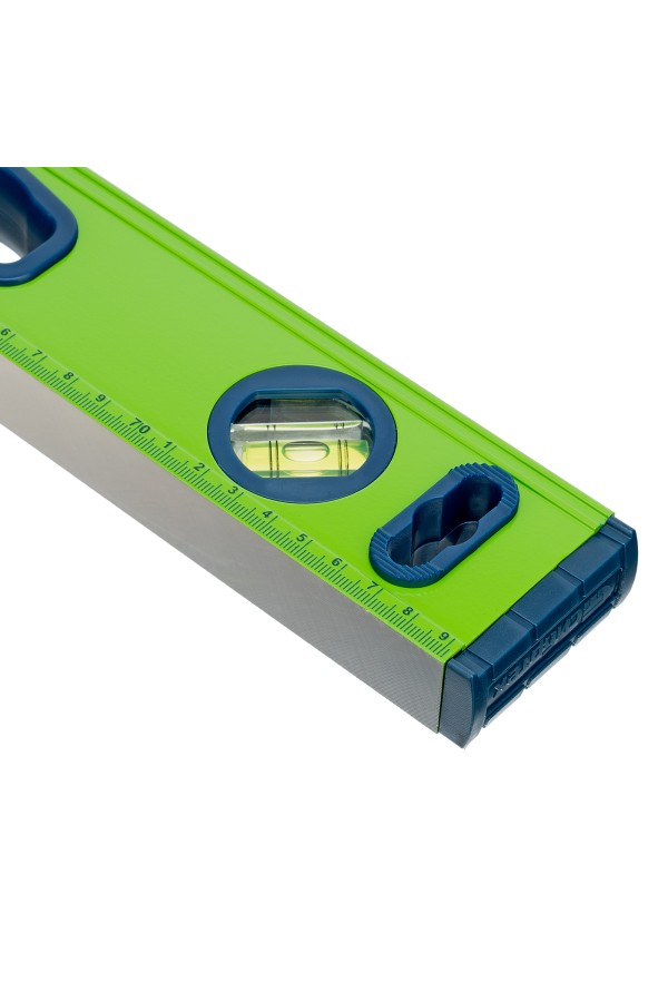 Уровень алюминиевый УСМ-0,5-800, фрезерованный, 3 глазка, магнитный, рукоятки, 800 мм Сибртех