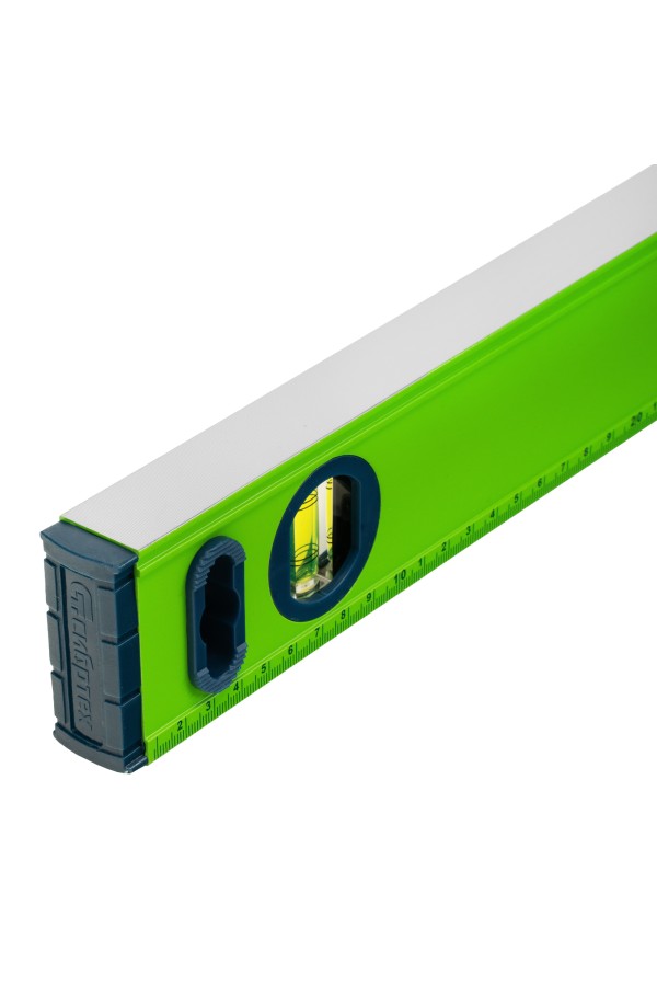 Уровень алюминиевый УСМ-0,5-1200, фрезерованный, 3 глазка, магнитный, рукоятки, 1200 мм Сибртех