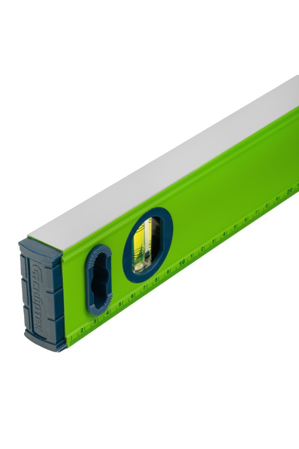 Уровень алюминиевый УСМ-0,5-2000, фрезерованный, 3 глазка, магнитный, рукоятки, 2000 мм Сибртех