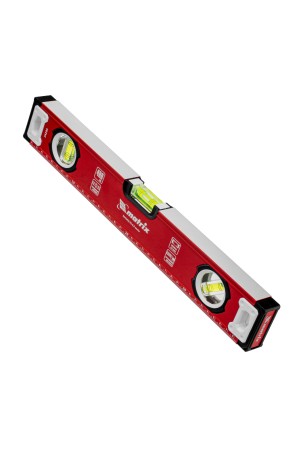 Уровень алюминиевый, фрезерованный, 3 глазка, 400 мм Matrix