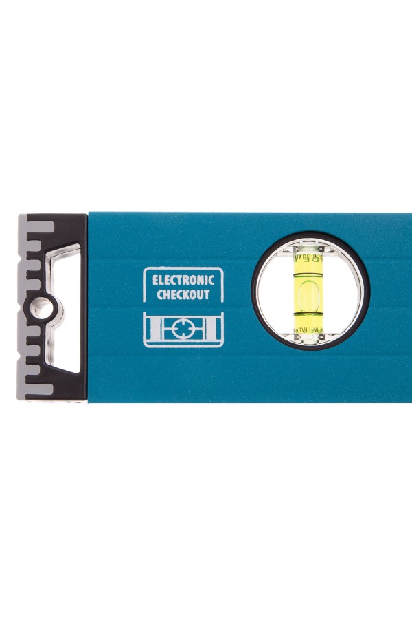 Уровень алюминиевый, 600 мм, усиленный с ударопрочными заглушками, рукоятки, 3 глазка Gross