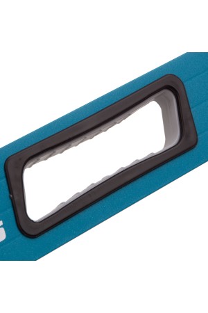 Уровень алюминиевый, 600 мм, усиленный с ударопрочными заглушками, рукоятки, 3 глазка Gross