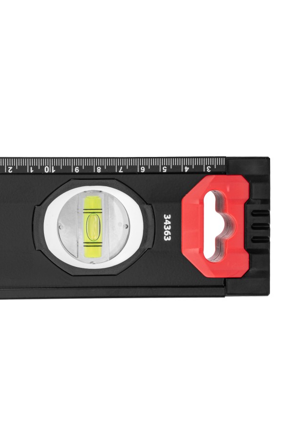 Уровень алюминиевый, усиленный, фрезерованный, 3 глазка, двухкомпонентные рукоятки, 1000 мм Matrix