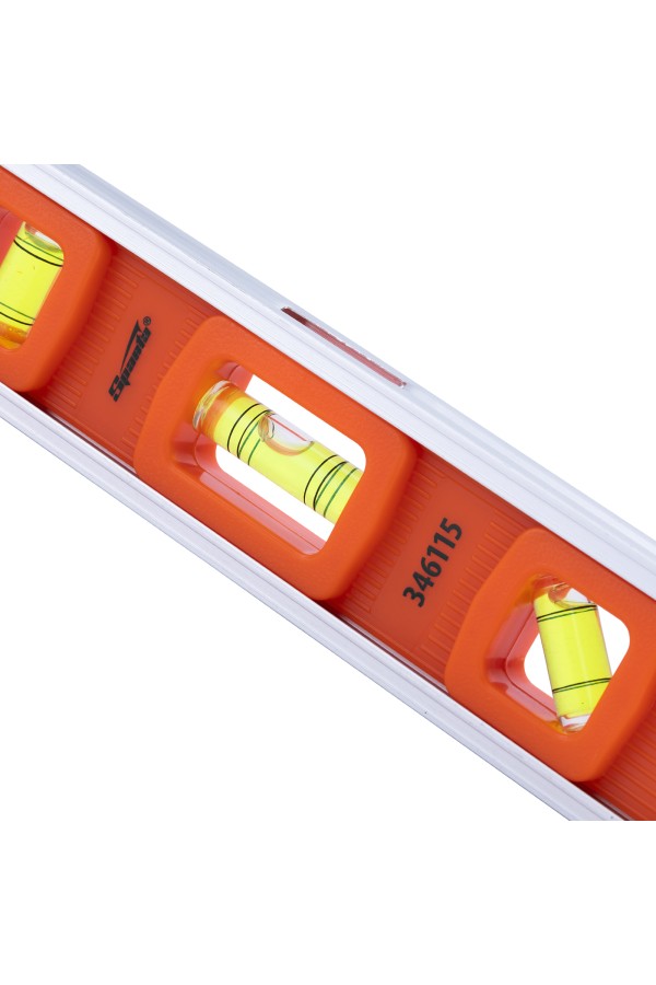 Уровень усиленный, 235 мм, 3 глазка, пластмассовый 