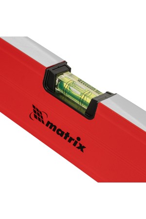 Уровень алюминиевый магнитный, 1500 мм, фрезерованный, 3 глазка (1 зеркальный), усиленный Matrix