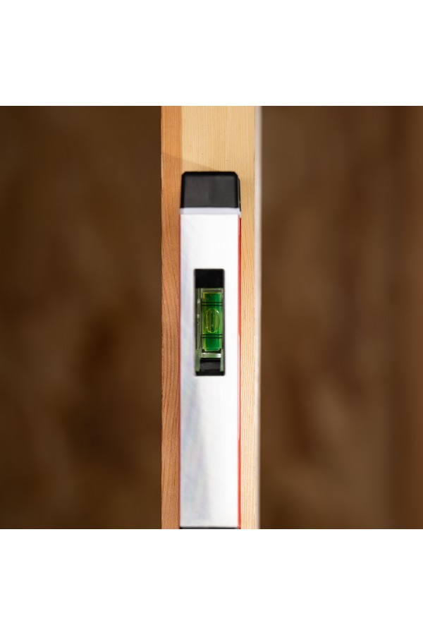 Уровень алюминиевый, магнит, фрезерованный, 3 глазка (1 зеркальный) 400 мм Matrix