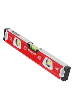 Уровень алюминиевый, магнит, фрезерованный, 3 глазка (1 зеркальный), 400 мм Matrix