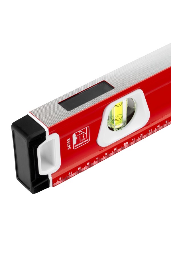 Уровень алюминиевый, магнит, фрезерованный, 3 глазка (1 зеркальный) двухкомпонентные рукоятки, 1000 мм Matrix