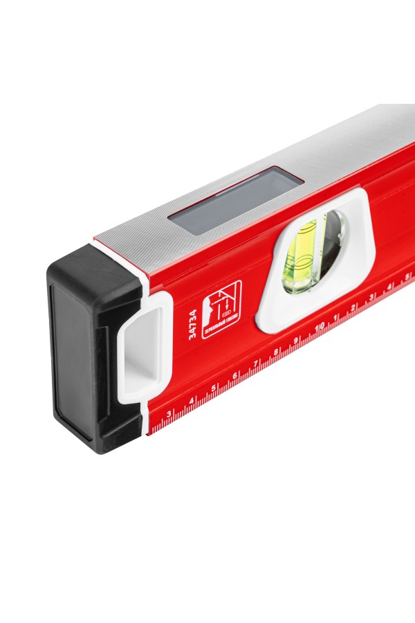 Уровень алюминиевый, магнит, фрезерованный, 3 глазка (1 зеркальный) двухкомпонентные рукоятки, 1200 мм Matrix