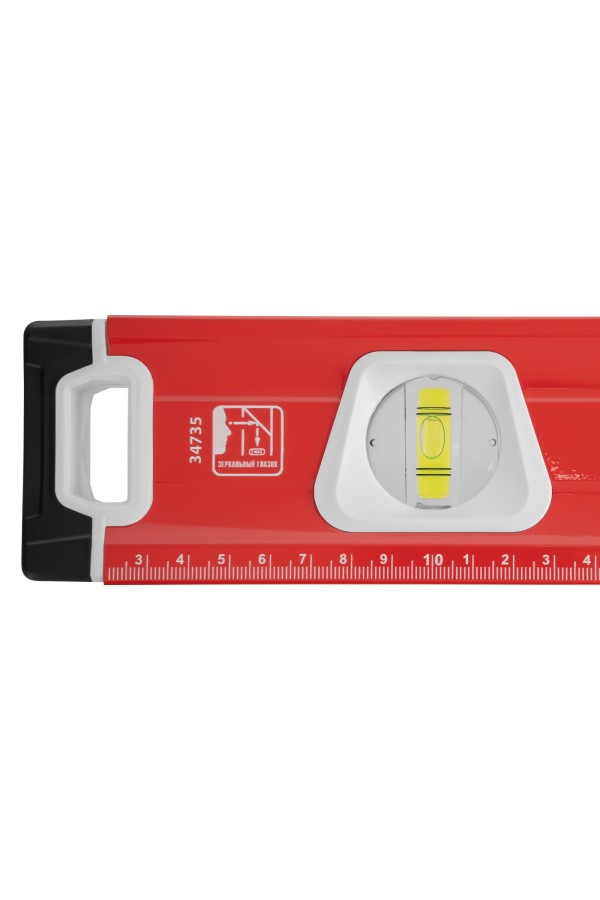 Уровень алюминиевый, магнит, фрезерованный, 3 глазка (1 зеркальный) двухкомпонентные рукоятки, 1500 мм Matrix