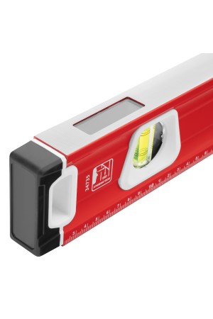 Уровень алюминиевый, магнит, фрезерованный, 3 глазка (1 зеркальный), двухкомпонентные рукоятки, 1500 мм Matrix