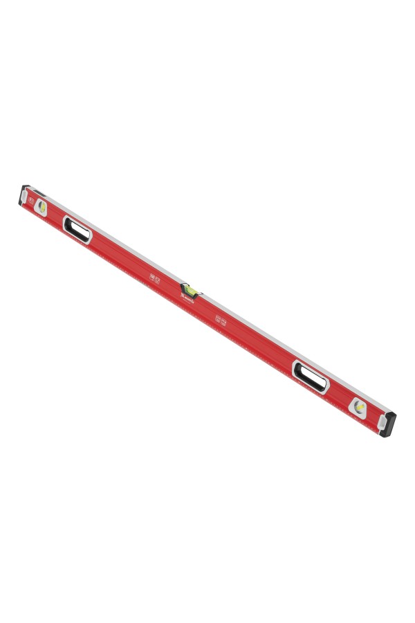 Уровень алюминиевый, магнит, фрезерованный, 3 глазка (1 зеркальный) двухкомпонентные рукоятки, 1500 мм Matrix