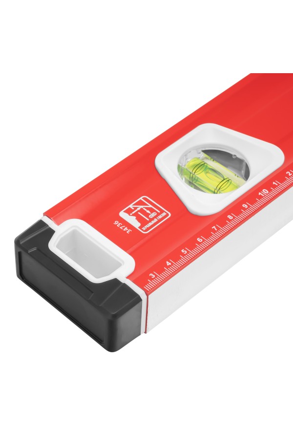 Уровень алюминиевый, магнит, фрезерованный, 3 глазка (1 зеркальный) двухкомпонентные рукоятки, 2000 мм Matrix