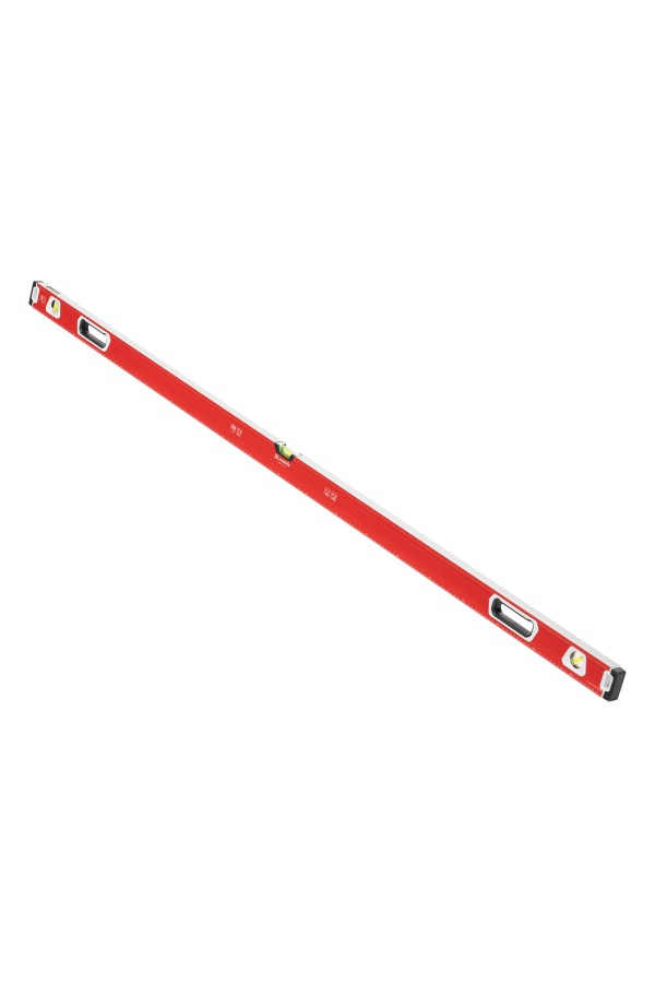 Уровень алюминиевый, магнит, фрезерованный, 3 глазка (1 зеркальный) двухкомпонентные рукоятки, 2000 мм Matrix