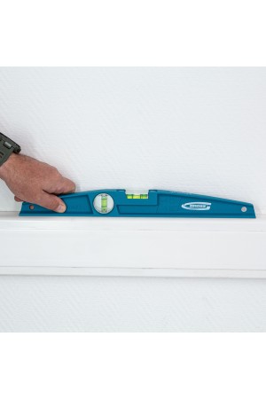 Уровень литой, 400 мм, 2 глазка Gross