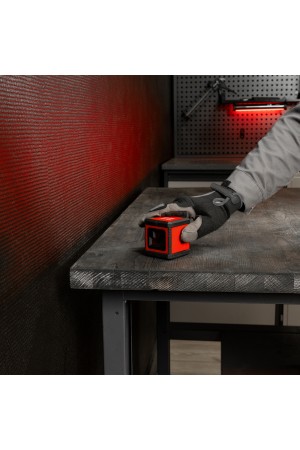 Лазерный уровень XQB RED Basic SET, 10 м, красный луч, батарейки, резьба 1/4