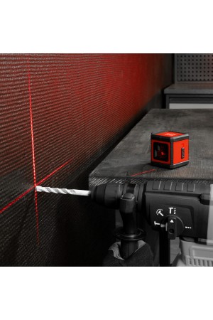 Лазерный уровень XQB RED Basic SET, 10 м, красный луч, батарейки, резьба 1/4