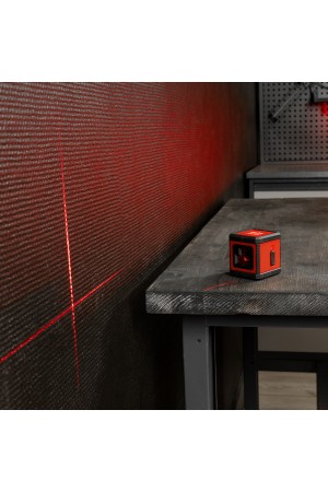 Лазерный уровень XQB RED Basic SET, 10 м, красный луч, батарейки, резьба 1/4