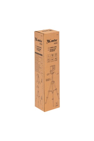 Лазерный уровень XQB RED Pro SET, 10 м, красный луч, батарейки, штатив MTX