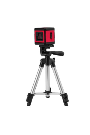 Лазерный уровень XQB RED Pro SET, 10 м, красный луч, батарейки, штатив MTX