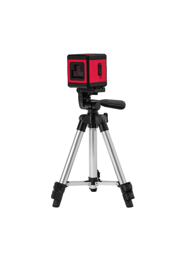 Лазерный уровень XQB RED Pro SET, 10 м, красный луч, батарейки, штатив MTX