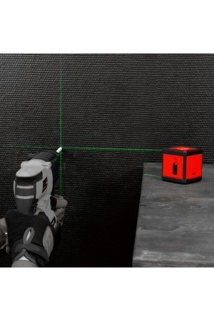 Лазерный уровень XQB GREEN Basic SET, 20 м, зеленый луч, батарейки, резьба 1/4