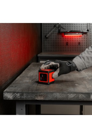 Лазерный уровень XQB GREEN Basic SET, 20 м, зеленый луч, батарейки, резьба 1/4