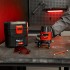 Лазерный уровень CRX-30R, 30 м, красный луч, батарейки, резьба 5/8