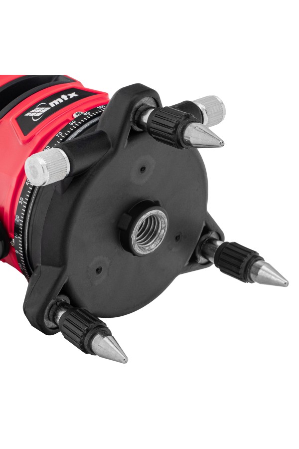 Лазерный уровень CRX-30G, 30 м, зеленый луч, батарейки, резьба 5/8