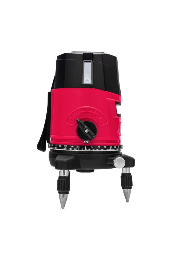 Лазерный уровень CRL-30R, 30 м, красный луч, батарейки, резьба 5/8