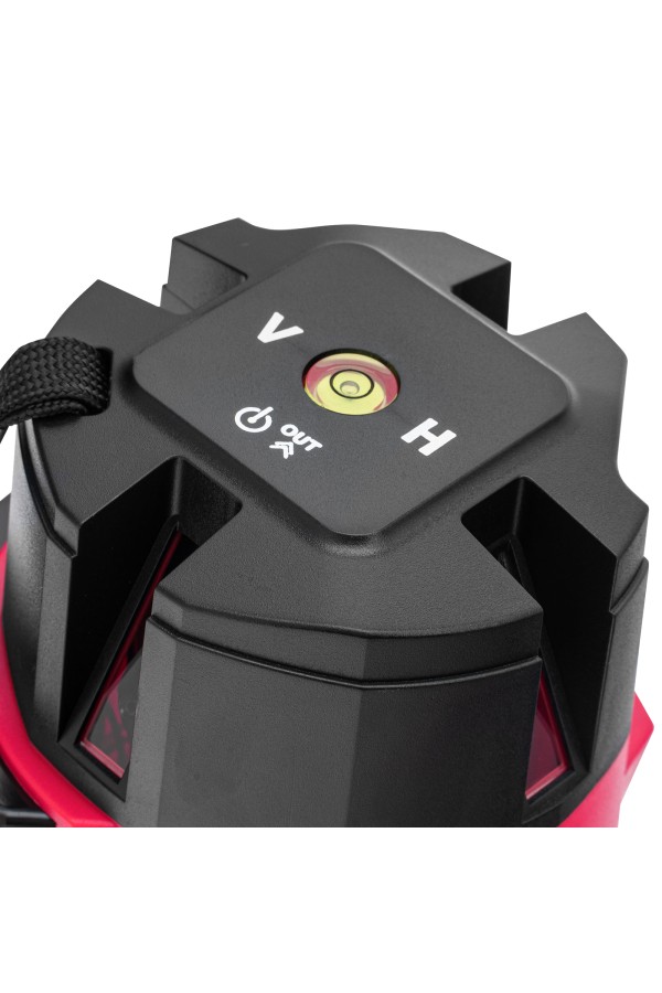 Лазерный уровень CRL-30R, 30 м, красный луч, батарейки, резьба 5/8