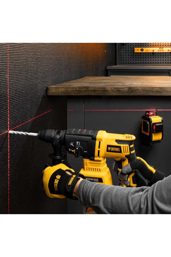 Лазерный уровень мультипризменный LX 360-2 Red, 30 м, 635 нм, аккумулятор Li 2800 мАч, резьба 5/8