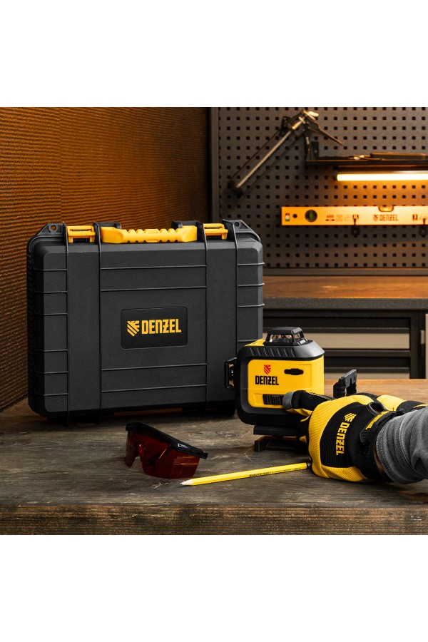 Лазерный уровень мультипризменный LX 360-2 Red, 30 м, 635 нм, аккумулятор Li 2800 мАч, резьба 5/8