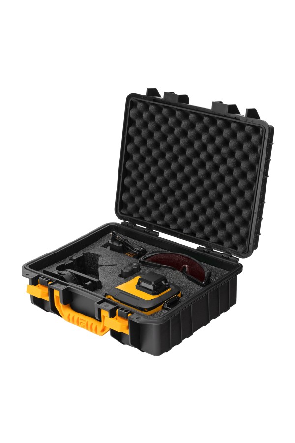 Лазерный уровень мультипризменный LX 360-3 Red, 30 м, 635 нм, аккумулятор Li 2800 мАч, резьба 5/8