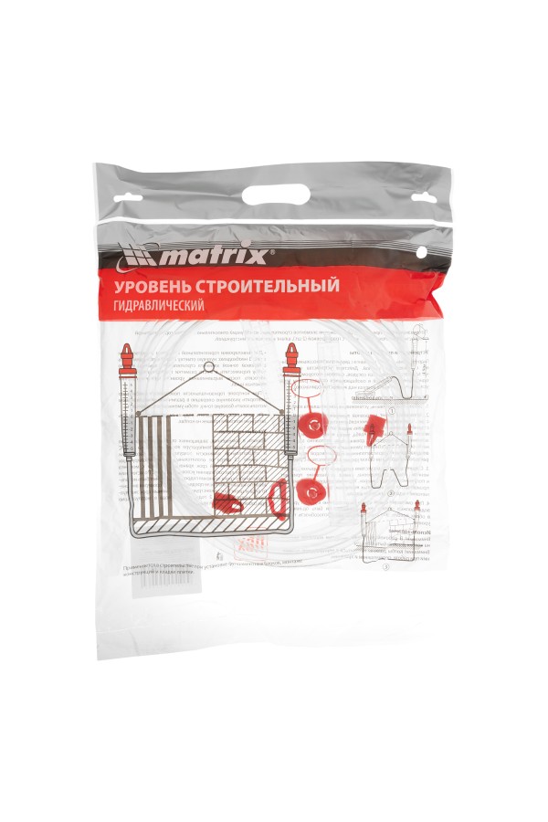 Гидроуровень,удлиненная колба, рельефная градуировка, 5м Matrix