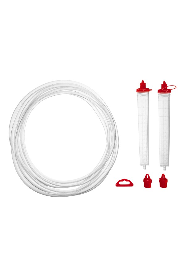 Гидроуровень,удлиненная колба, рельефная градуировка, 5м Matrix