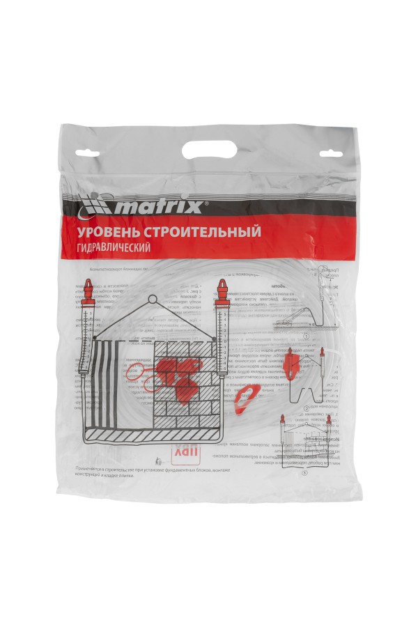 Гидроуровень,удлиненная колба, рельефная градуировка, 7м Matrix