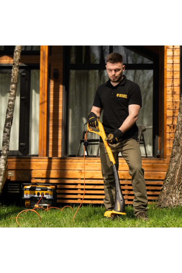 Удлинитель-шнур силовой Garden Series, б/з, ПВС, 10м, 1 розетка, 2 x 1 мм, Denzel