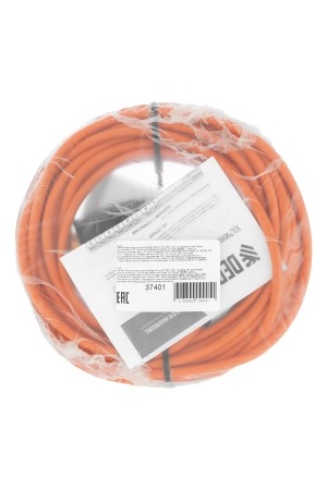 Удлинитель-шнур силовой Garden Series, б/з, ПВС, 10м, 1 розетка, 2 x 1 мм, 3 м Denzel