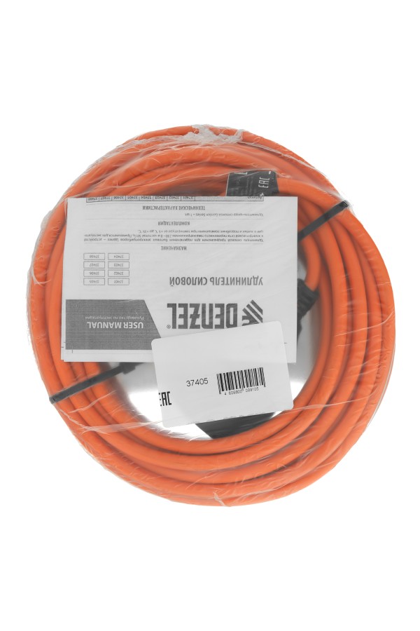 Удлинитель-шнур силовой Garden Series, ПВС, 10м, 1 розетка, 3 x 1 мм, Denzel