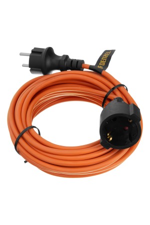 Удлинитель-шнур силовой Garden Series, ПВС, 10м, 1 розетка, 3 x 1 мм, 3 м Denzel