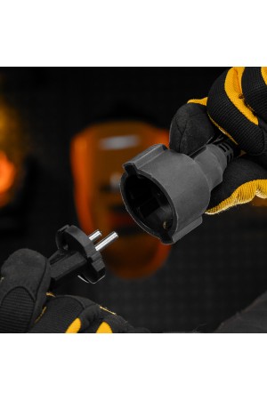 Удлинитель-шнур силовой Top Series, КГТТ, 10м, 1 розетка, 3 x 1,5 мм, 3 м Denzel