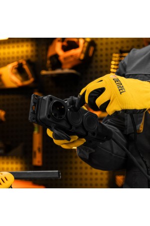 Удлинитель-шнур силовой Top Series, КГТТ, 10м, 3 розетки, 3 x 1,5 мм, 3 м Denzel